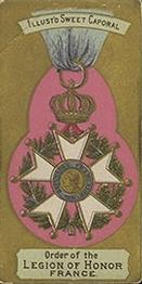 1888 Kinney Tobacco Military (N224) #NNO Order of the Legion of Honor- France Front