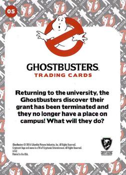 2016 Cryptozoic Ghostbusters #5 Fired! Back