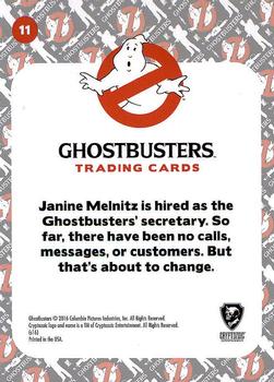 2016 Cryptozoic Ghostbusters #11 Meet the Support Staff Back