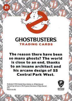 2016 Cryptozoic Ghostbusters #31 Spook Central Back