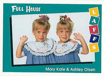 1991 Impel Laffs #10 Mary Kate & Ashley Olsen Front