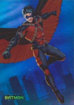 2013 Cryptozoic DC Comics Batman: The Legend - Foil #34 Red Robin Front