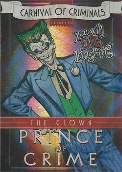 2013 Cryptozoic DC Comics Batman: The Legend - Carnival of Criminals Posters #CP1 The Joker Front