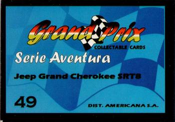2007 Grand Prix Collectable Cards #49 Jeep Grand Cherokee SRT8 Back