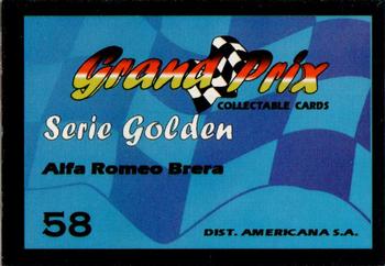 2007 Grand Prix Collectable Cards #58 Alfa Romeo Brera Back