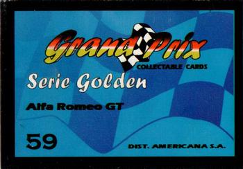 2007 Grand Prix Collectable Cards #59 Alfa Romeo GT Back