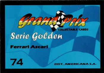 2007 Grand Prix Collectable Cards #74 Ferrari Ascari Back