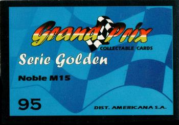 2007 Grand Prix Collectable Cards #95 Noble M15 Back
