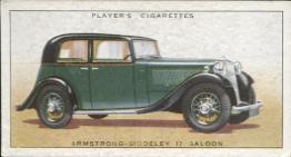 1936 Player's Motor Cars A Series #5 Armstrong-Siddeley 17 Saloon Front