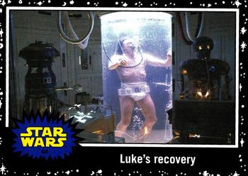 2015 Topps Star Wars Journey to the Force Awakens - Black Starfield #44 Luke's recovery Front