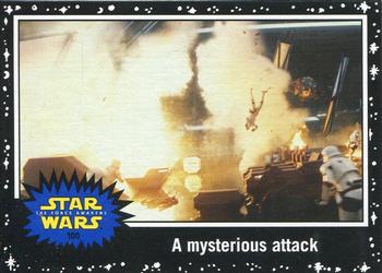 2015 Topps Star Wars Journey to the Force Awakens - Black Starfield #100 A mysterious attack Front