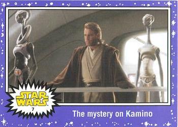2015 Topps Star Wars Journey to the Force Awakens - Purple Starfield #7 The mystery on Kamino Front