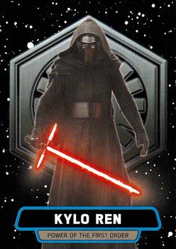 2015 Topps Star Wars Journey to the Force Awakens - Power of the First Order #FO-1 Kylo Ren Front