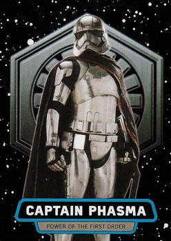 2015 Topps Star Wars Journey to the Force Awakens - Power of the First Order #FO-2 Captain Phasma Front