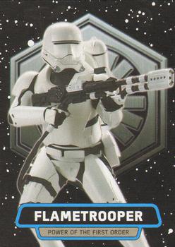 2015 Topps Star Wars Journey to the Force Awakens - Power of the First Order #FO-5 Flametrooper Front