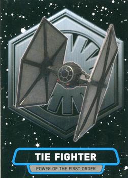 2015 Topps Star Wars Journey to the Force Awakens - Power of the First Order #FO-7 TIE Fighter Front