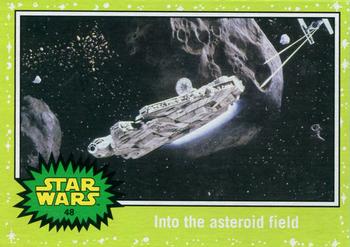 2015 Topps Star Wars Journey to the Force Awakens - Jabba Slime Green Starfield #48 Into the asteroid field Front