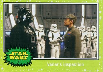 2015 Topps Star Wars Journey to the Force Awakens - Jabba Slime Green Starfield #61 Vader's inspection Front