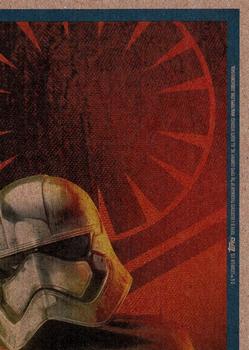 2015 Topps Star Wars Journey to the Force Awakens - Lightsaber Neon Starfield #91 A mysterious figure Back