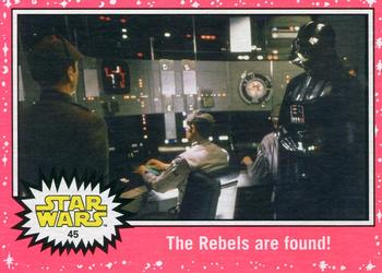 2015 Topps Star Wars Journey to the Force Awakens - Lightsaber Neon Starfield #45 The Rebels are found! Front