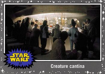 2015 Topps Star Wars Journey to the Force Awakens - Death Star Silver Starfield #27 Creature cantina Front