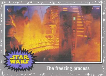 2015 Topps Star Wars Journey to the Force Awakens - Death Star Silver Starfield #56 The freezing process Front