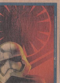 2015 Topps Star Wars Journey to the Force Awakens - Death Star Silver Starfield #91 A mysterious figure Back