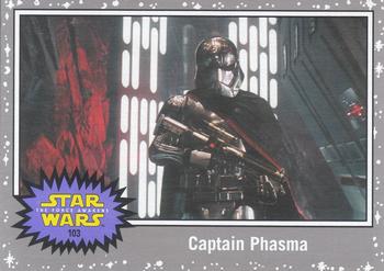 2015 Topps Star Wars Journey to the Force Awakens - Death Star Silver Starfield #103 Captain Phasma Front