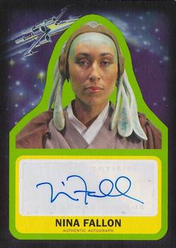 2015 Topps Star Wars Journey to the Force Awakens - Autographs #NNO Nina Fallon Front
