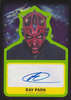 2015 Topps Star Wars Journey to the Force Awakens - Autographs #NNO Ray Park Front