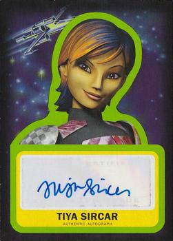 2015 Topps Star Wars Journey to the Force Awakens - Autographs #NNO Tiya Sircar Front