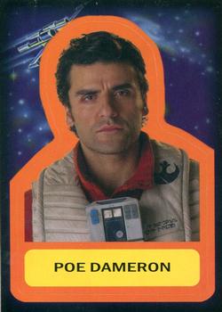 2015 Topps Star Wars Journey to the Force Awakens - Character Stickers #S-6 Poe Dameron Front