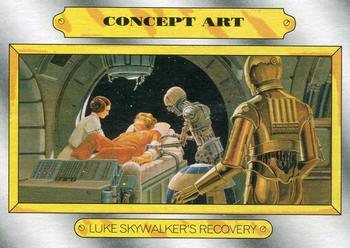 2015 Topps Star Wars Journey to the Force Awakens - Concept Art #CA-5 Luke Skywalker's Recovery Front