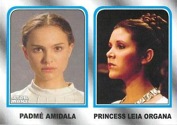2015 Topps Star Wars Journey to the Force Awakens - Family Legacy #FL-3 Padme Amidala & Leia Organa Front