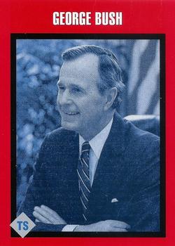 1992 Tuff Stuff Presidential Prospects #2 George Bush Front