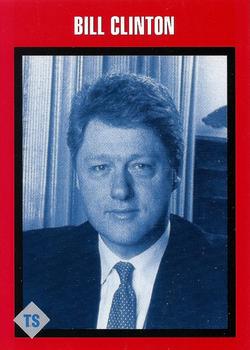 1992 Tuff Stuff Presidential Prospects #3 Bill Clinton Front