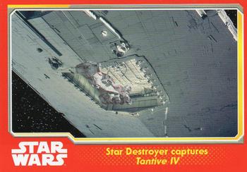 2015 Topps Star Wars Journey to the Force Awakens (UK version) #1 Star Destroyer captures Tantive IV Front