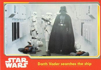 2015 Topps Star Wars Journey to the Force Awakens (UK version) #2 Darth Vader searches the ship Front