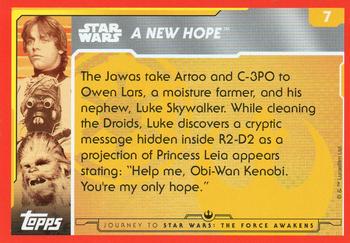 2015 Topps Star Wars Journey to the Force Awakens (UK version) #7 Owen Lars buys the Droids Back