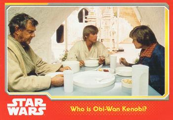 2015 Topps Star Wars Journey to the Force Awakens (UK version) #8 Who is Obi-Wan Kenobi? Front