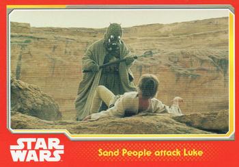 2015 Topps Star Wars Journey to the Force Awakens (UK version) #11 Sand People attack Luke Front