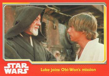 2015 Topps Star Wars Journey to the Force Awakens (UK version) #13 Luke joins Obi-Wan's mission Front