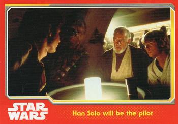 2015 Topps Star Wars Journey to the Force Awakens (UK version) #14 Han Solo will be the pilot Front