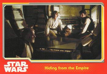 2015 Topps Star Wars Journey to the Force Awakens (UK version) #23 Hiding from the Empire Front
