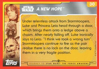 2015 Topps Star Wars Journey to the Force Awakens (UK version) #30 A wrong turn Back