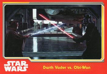 2015 Topps Star Wars Journey to the Force Awakens (UK version) #33 Darth Vader Vs. Obi-Wan Front