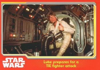 2015 Topps Star Wars Journey to the Force Awakens (UK version) #35 Luke prepares for a TIE fighter attack Front