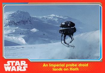 2015 Topps Star Wars Journey to the Force Awakens (UK version) #49 An Imperial probe droid lands on Hoth Front