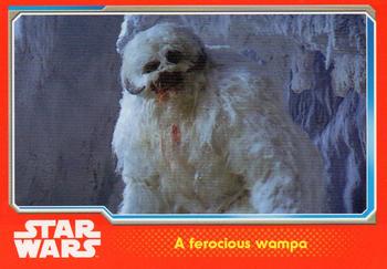 2015 Topps Star Wars Journey to the Force Awakens (UK version) #51 A ferocious wampa Front