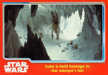 2015 Topps Star Wars Journey to the Force Awakens (UK version) #52 Luke is held hostage in the wampa's lair Front